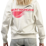 MT | Warm White Crewneck | Pink Logo | Adults