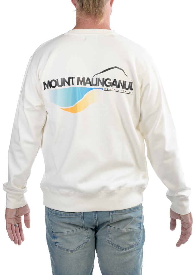 MT Warm White Crewneck Original Logo Adults