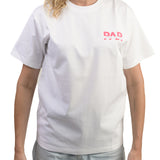 PAP | White T-Shirt | Pink Logo | Adults