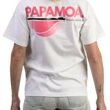 PAP | White T-Shirt | Pink Logo | Adults