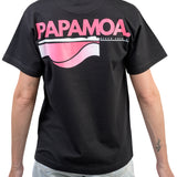 PAP | Black T-Shirt | Pink Logo | Adults