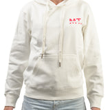 MT | Warm White Hoodie | Pink Logo | Adults