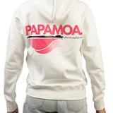 PAP | Warm White Hoodie | Pink Logo | Adults