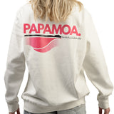 PAP | Warm White Crewneck | Pink Logo | Adults