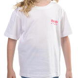 PAP | White T-Shirt | Pink Logo | Kids