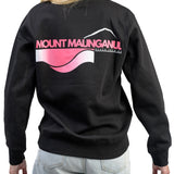 MT | Black Crewneck | Pink Logo | Adults