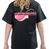 MT | Black T-Shirt | Pink Logo | Kids