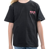 PAP | Black T-Shirt | Pink Logo | Kids